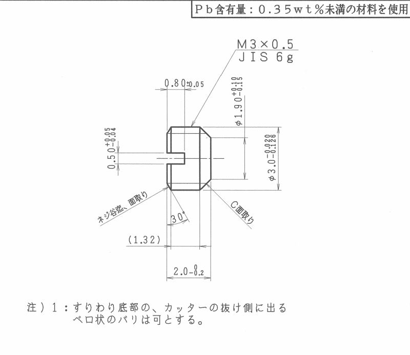 安い割引 ステンレス ホーロー 平先 M2.5x2.5