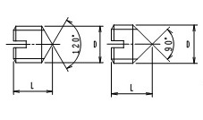 とがり先のJIS規格 (JIS B1117-1995)
